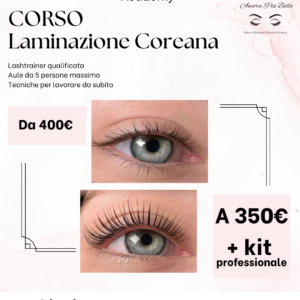 corso laminazione coreana - collegno