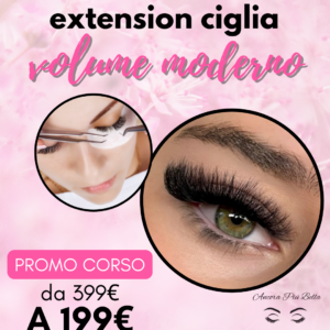 Corso extension ciglia volume - collegno